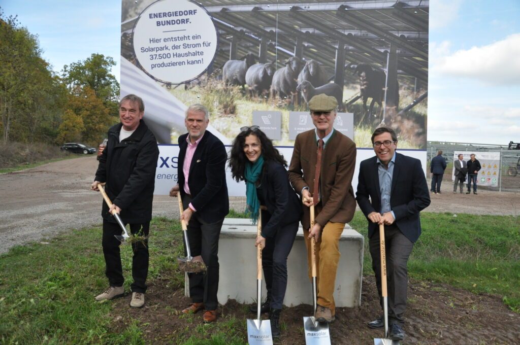 2022_Spatenstich Buergersolarpark Bundorf