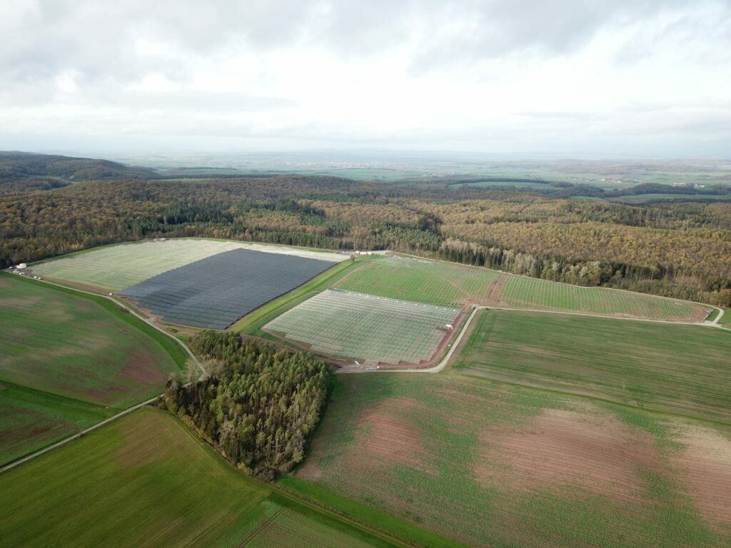 Bürgersolarpark Bundorf Baufortscchritte